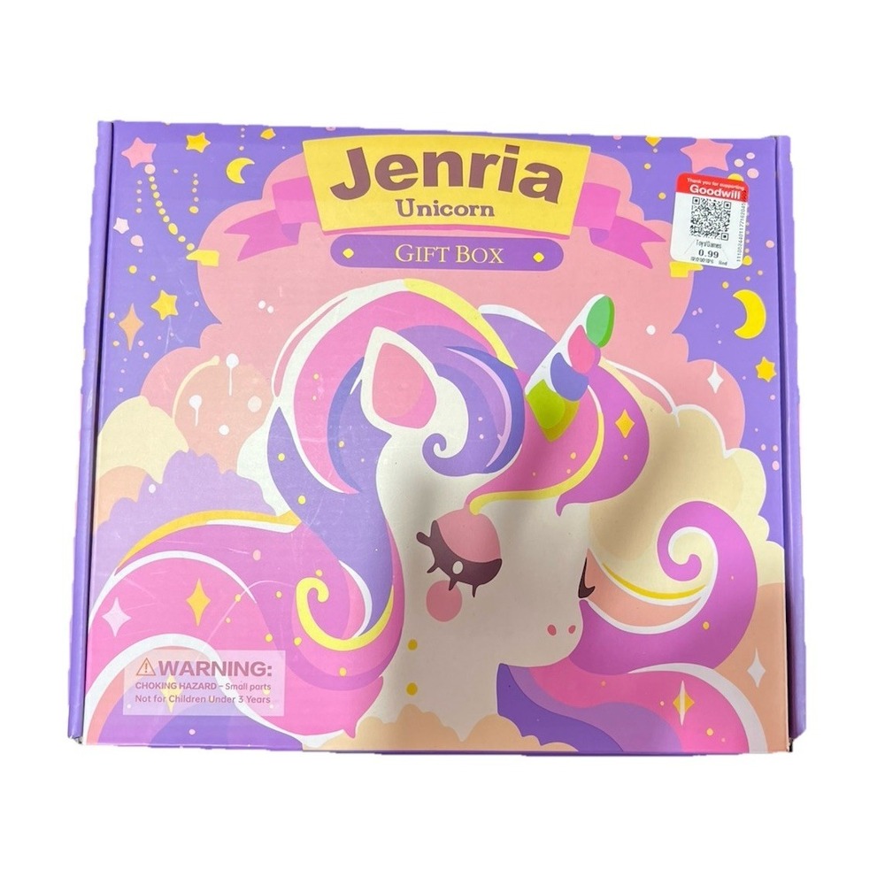 (B20/1)Jenria Unicorn Gifts for Girls, Easter Baskets for Kids, Birthday‎ Gifts